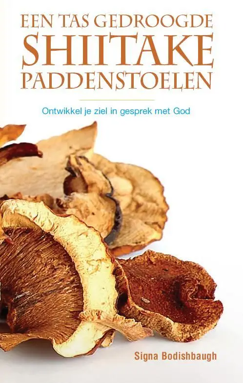 Tas gedroogde shiitake paddenstoelen