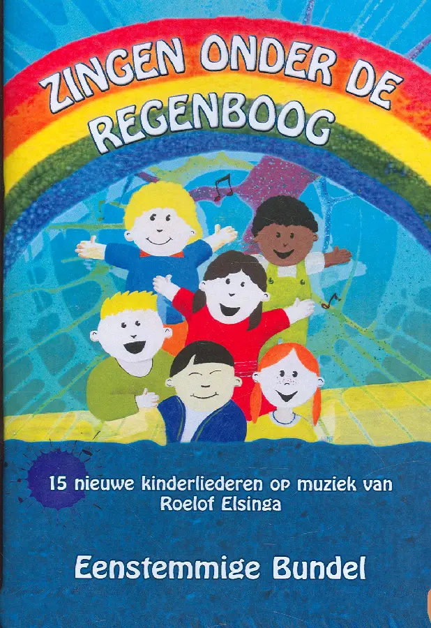 Zingen onder de regenboog eenstemmig