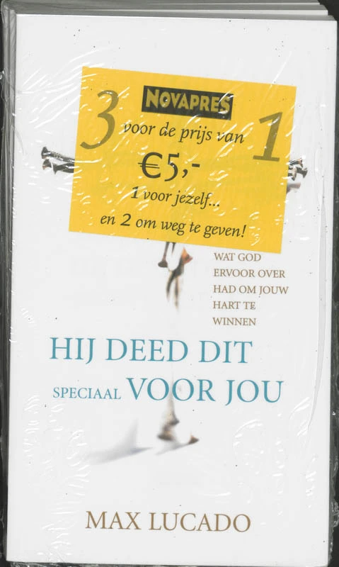 Hij deed dit speciaal voor jou