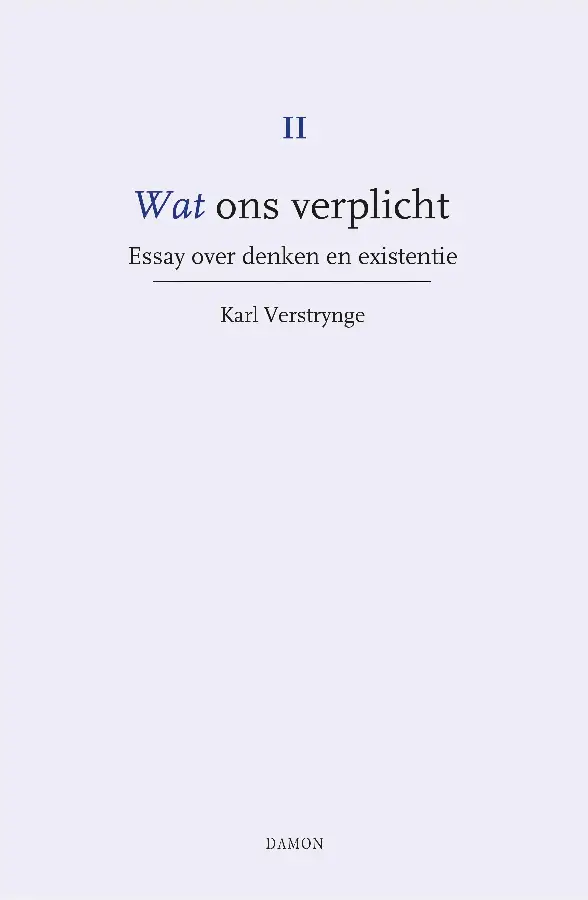 Essay over denken en existentie