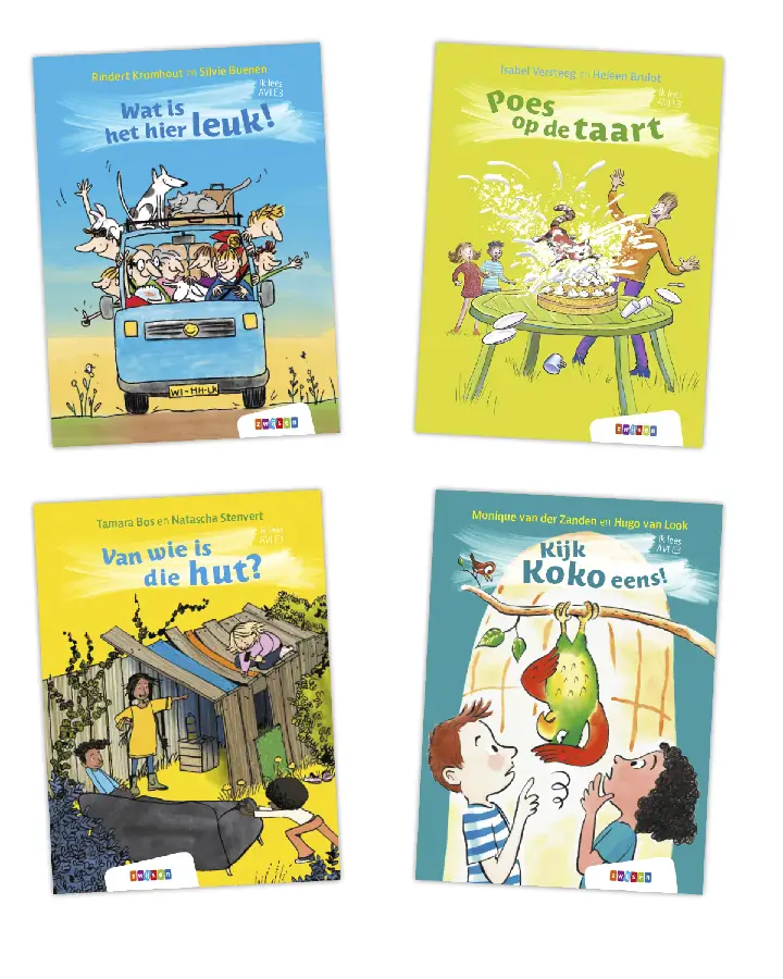 Pakket Ik lees AVI E3 (4 titels)