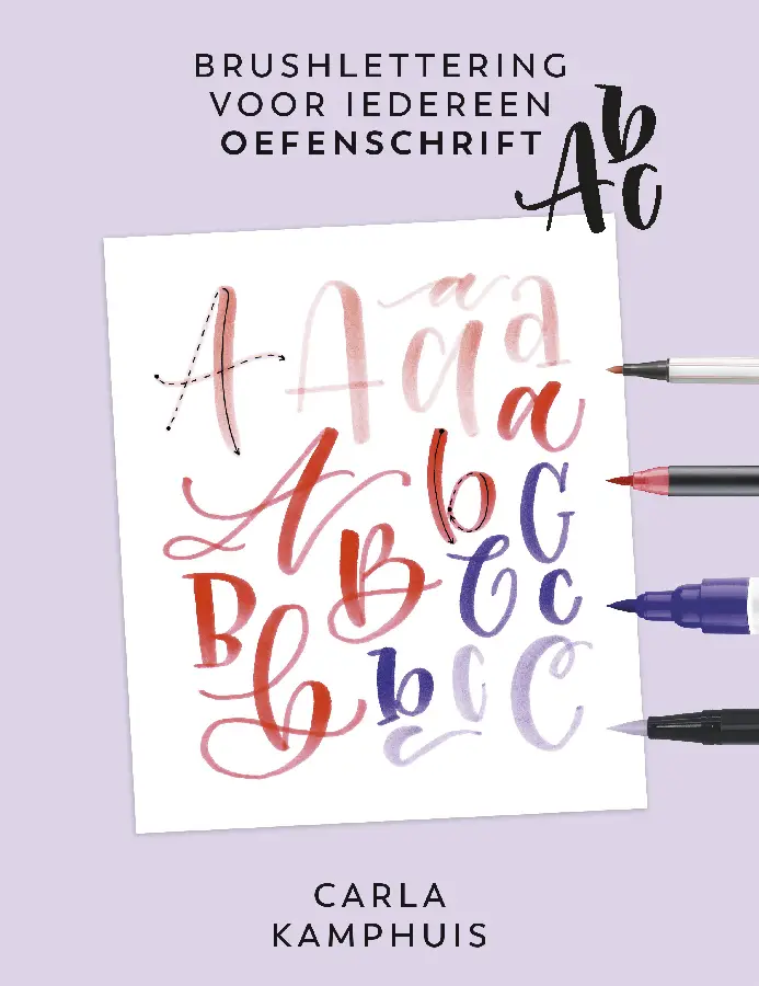 Brushlettering voor iedereen - oefenschr