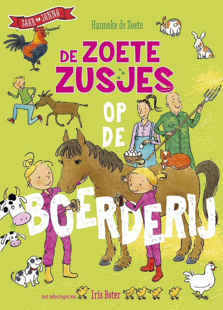 Zoete zusjes op de boerderij