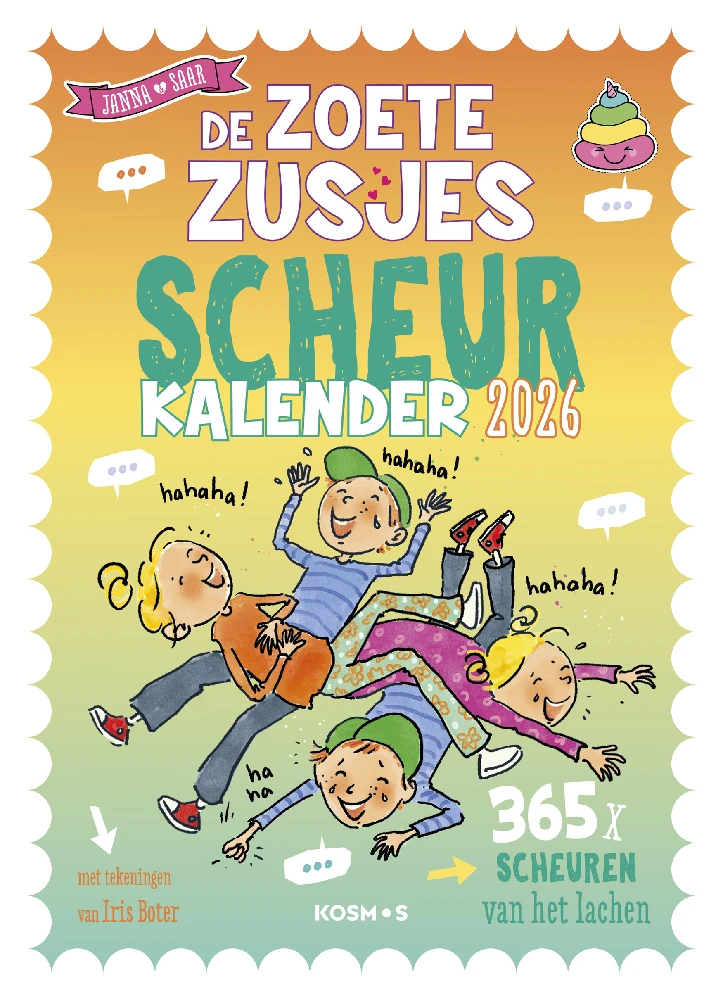 Zoete zusjes scheurkalender 2026