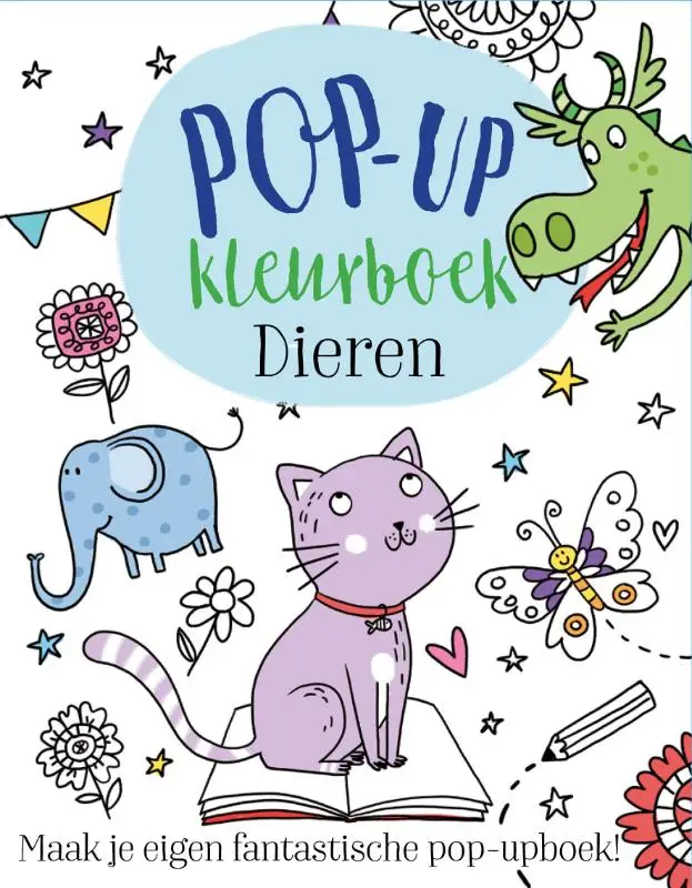 Kleurboek dieren pop-up