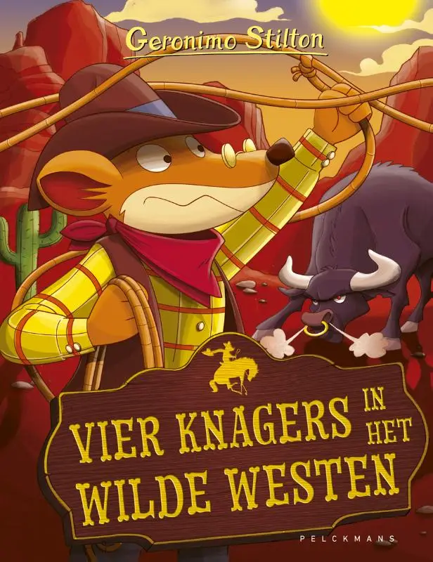 Vier knagers in het Wilde Westen