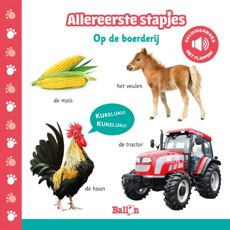 Op de boerderij geluidenboek