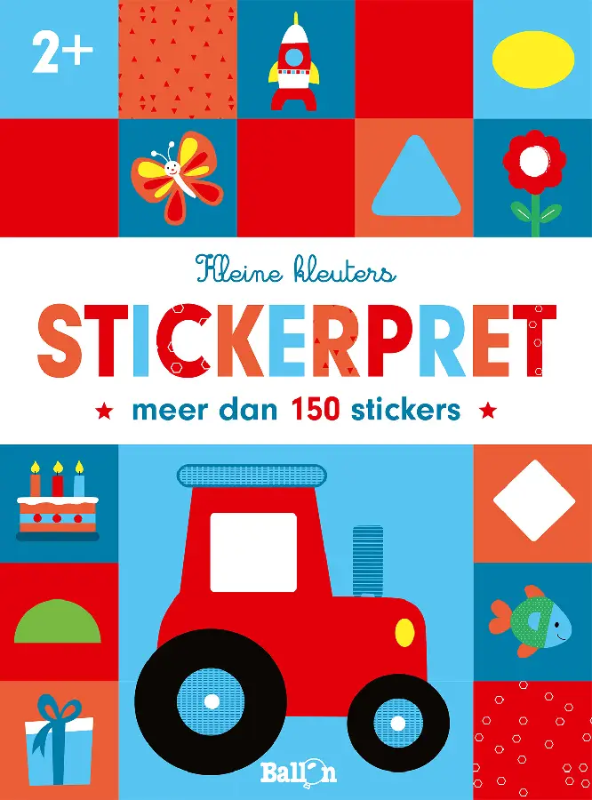Stickerpret tractor  2+