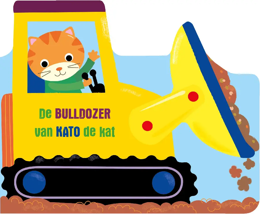 Bulldozer van kato de kat