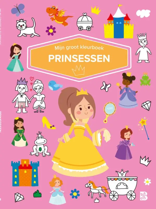 Mijn groot kleurboek prinsessen