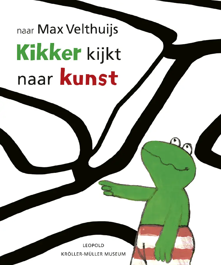 Kikker kijkt naar kunst