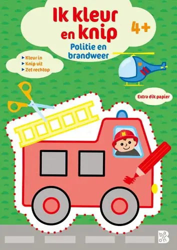 Ik kleur en knip: Politie en brandweer