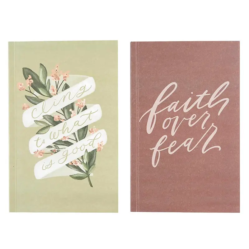 Notebook set cling to what/faith over fe