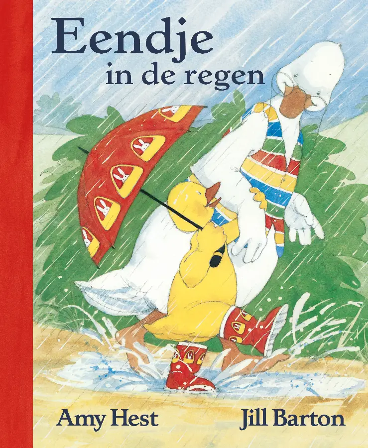 Eendje in de regen