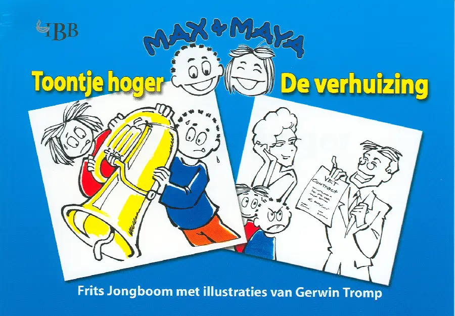 Max & Maya toontje hoger de verhuizing