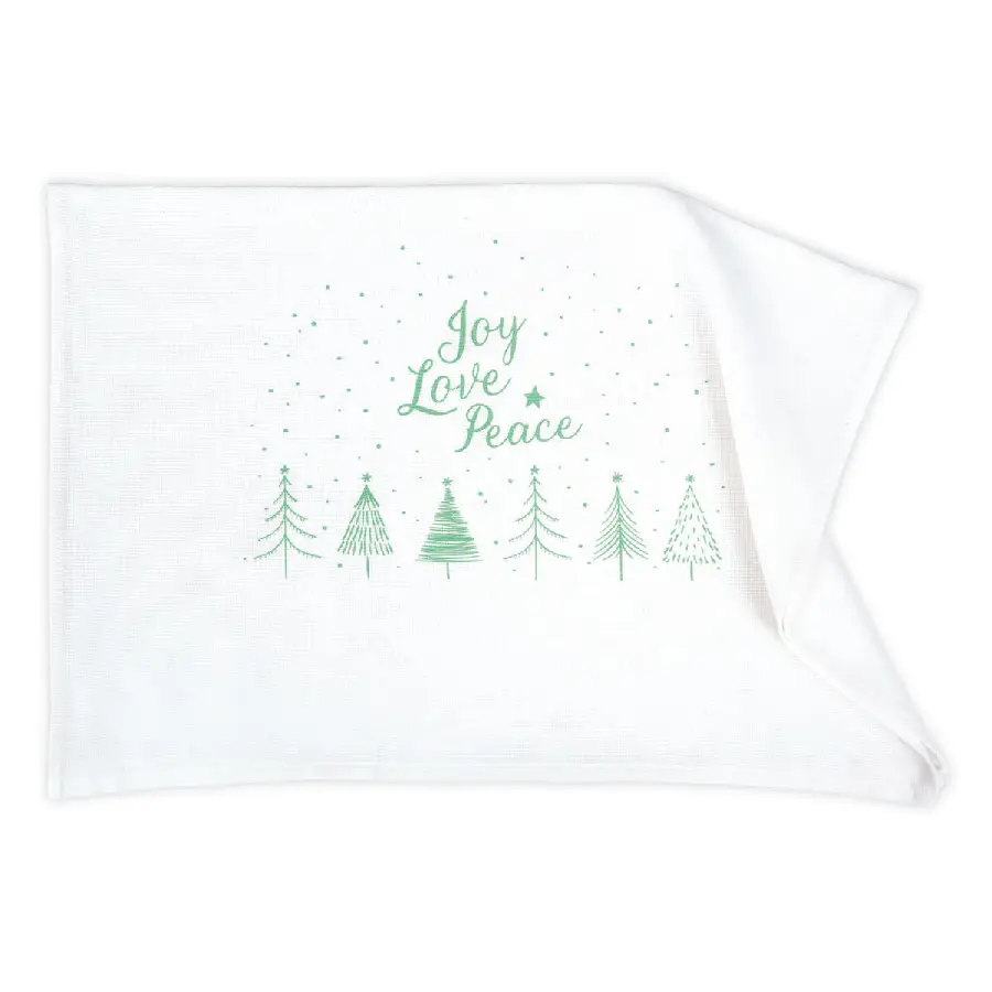 Theedoek Joy Love Peace