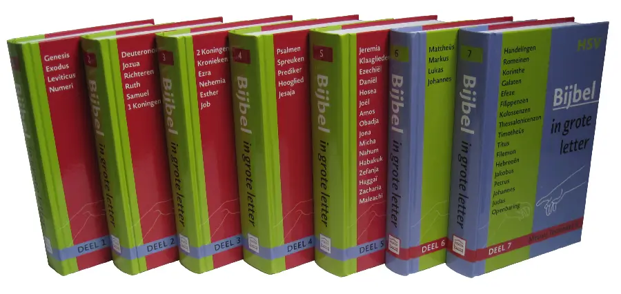 Bijbel in grote letter HSV NT