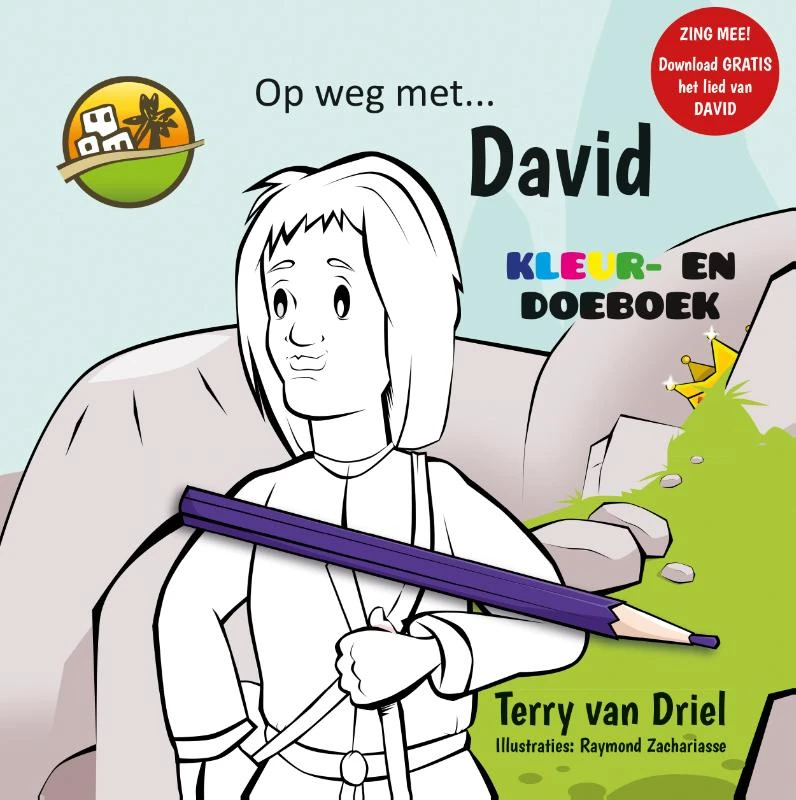Kleur- en doeboek Op weg met David