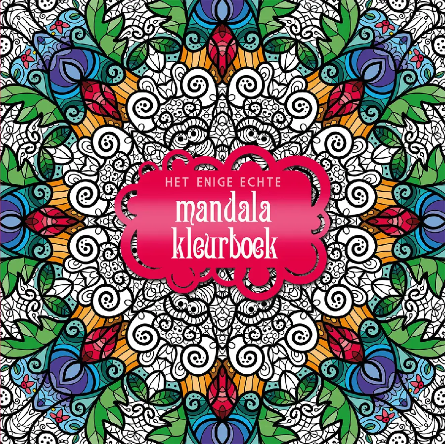 Enige echte mandala kleurboek