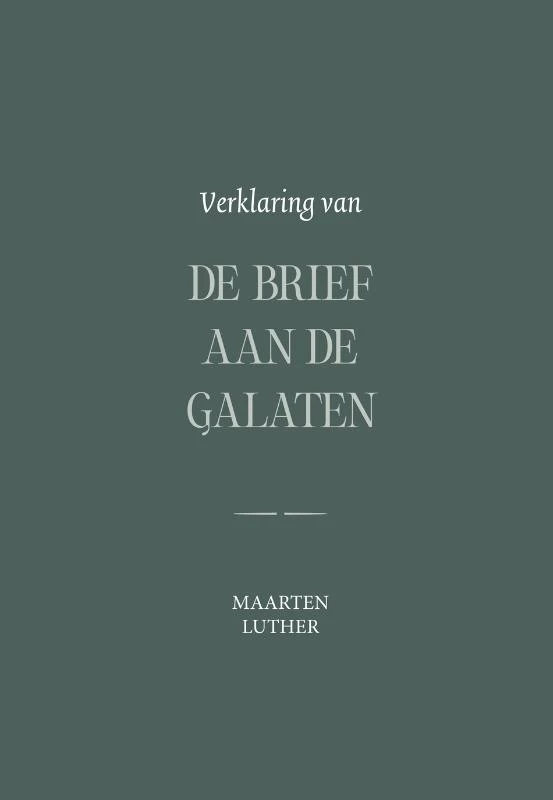 Verklaring van de brief aan de galaten