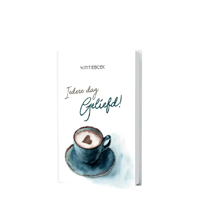 Notitieboek iedere dag geliefd