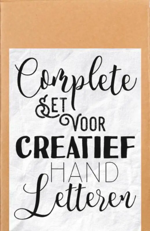 Creatief handletteren + DIY set
