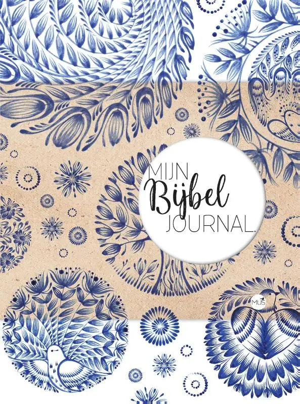 Mijn bijbel journal blauw