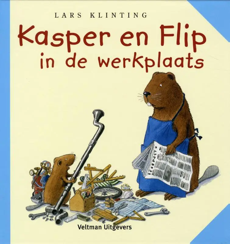 Kasper en flip in de werkplaats