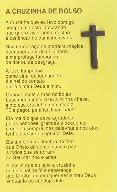 Pocketkruisje portugees