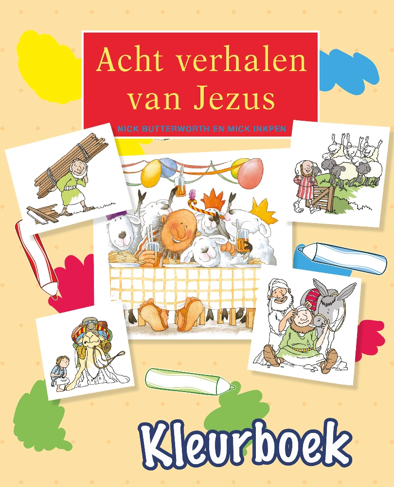 Acht verhalen van Jezus Kleurboek