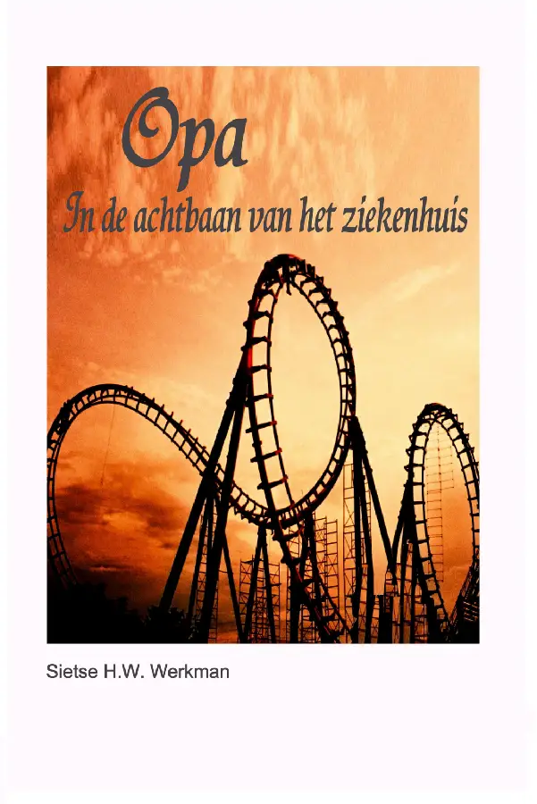 Opa in de achtbaan van het ziekenhuis