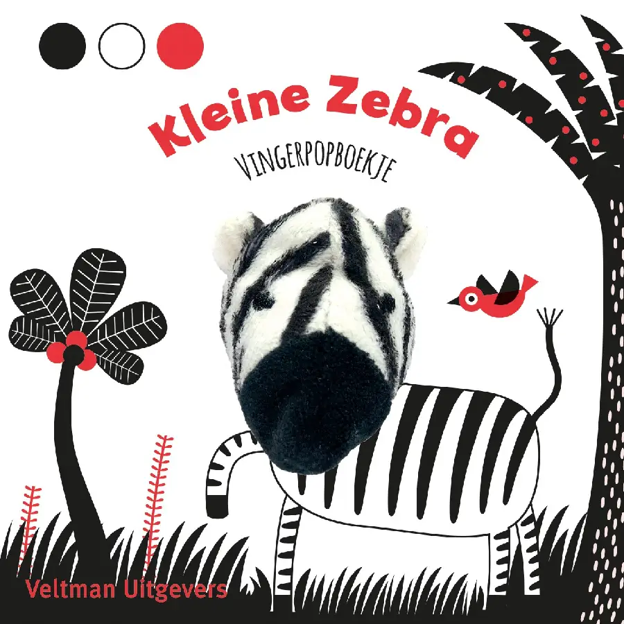 Vingerpopboekje kleine zebra