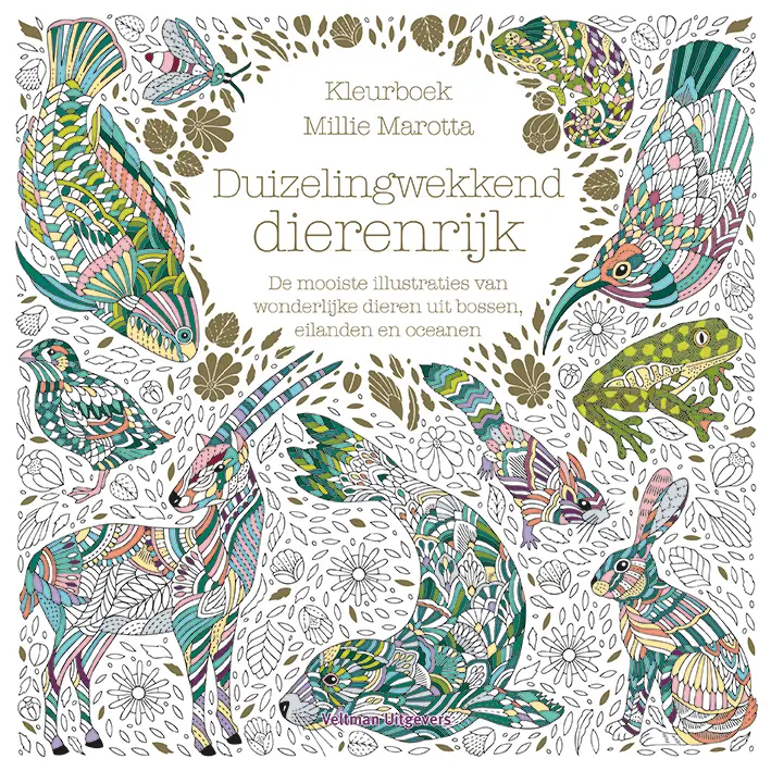 Duizelingwekkend dierenrijk kleurboek