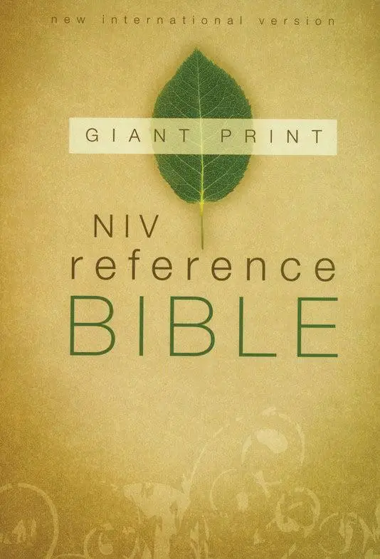 NIV - Giant Print Ref. Bible