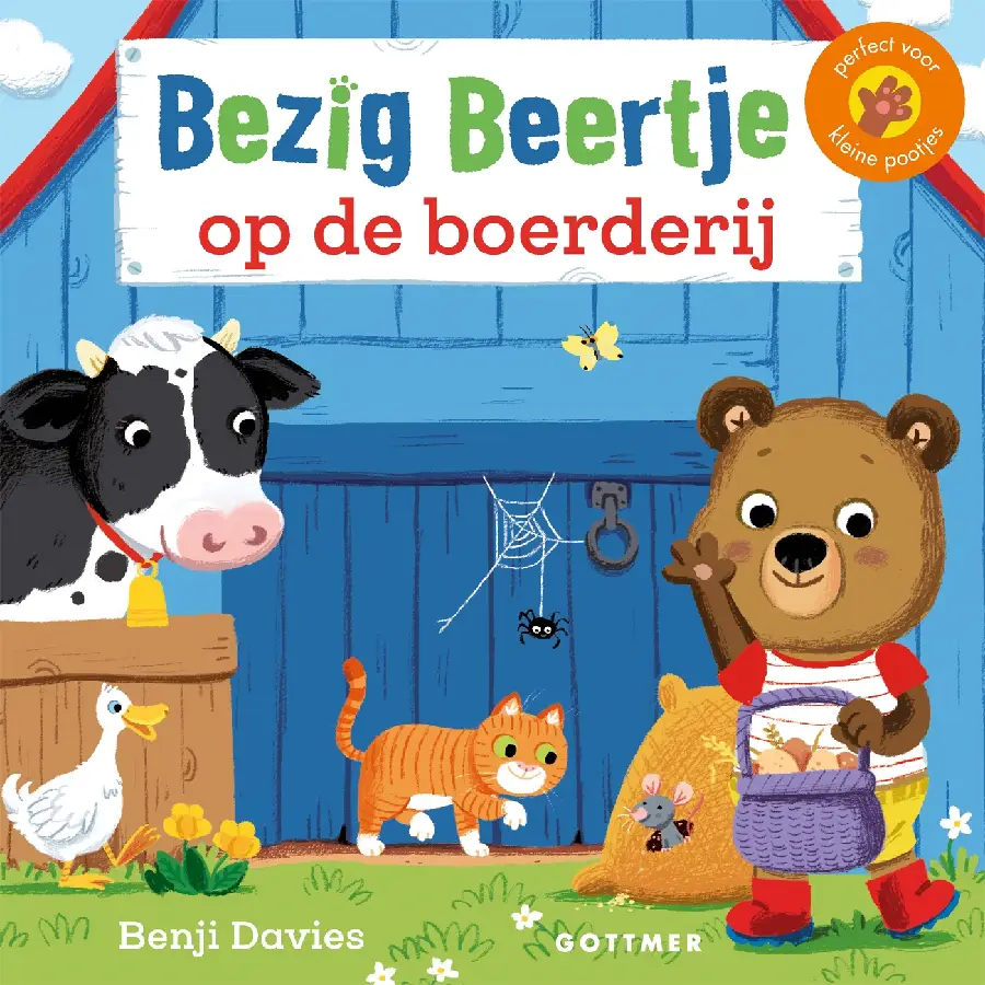 Bezig beertje op de boerderij
