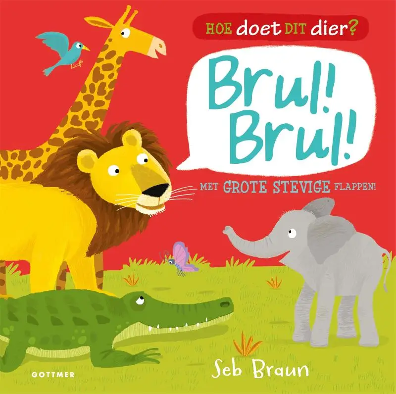 Hoe doet dit dier? brul! brul!