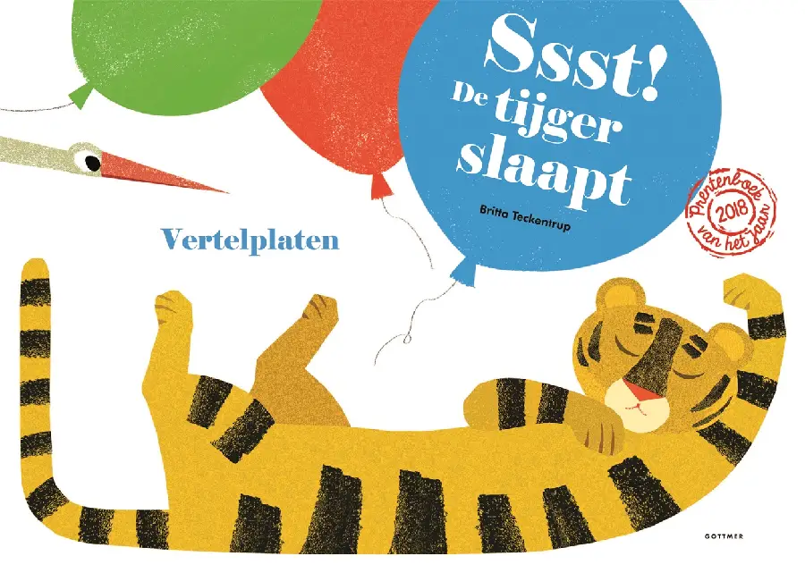 Ssst! de tijger slaapt!