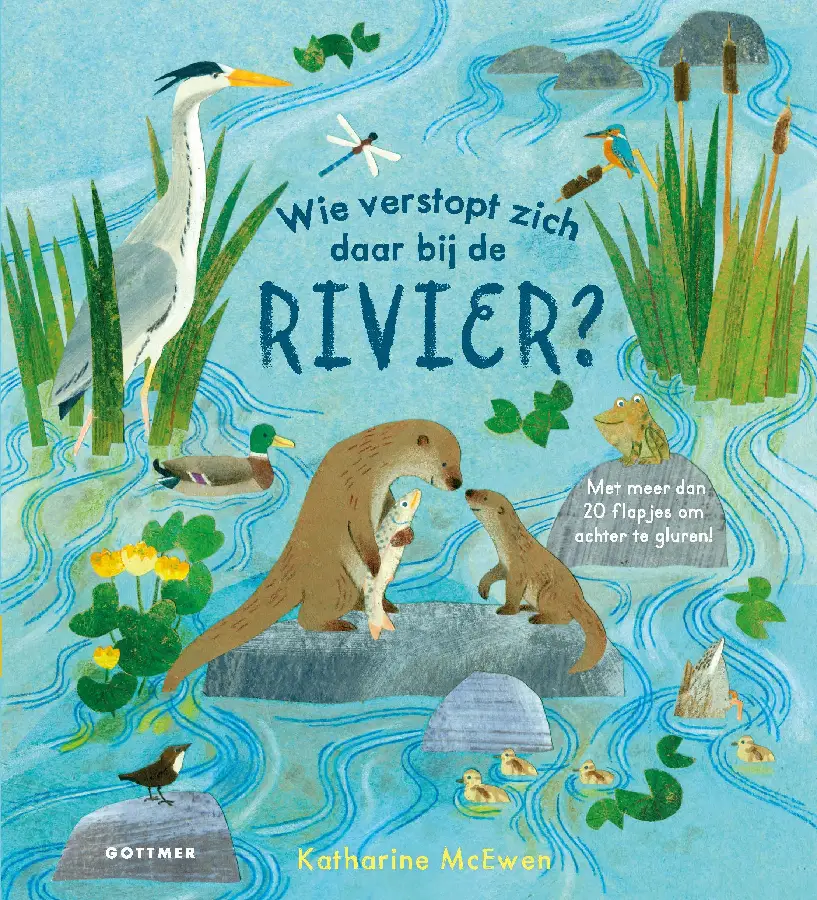 Wie verstopt zich daar bij de rivier