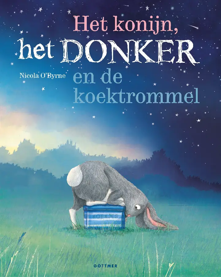 Konijn het donker en de koektrommel