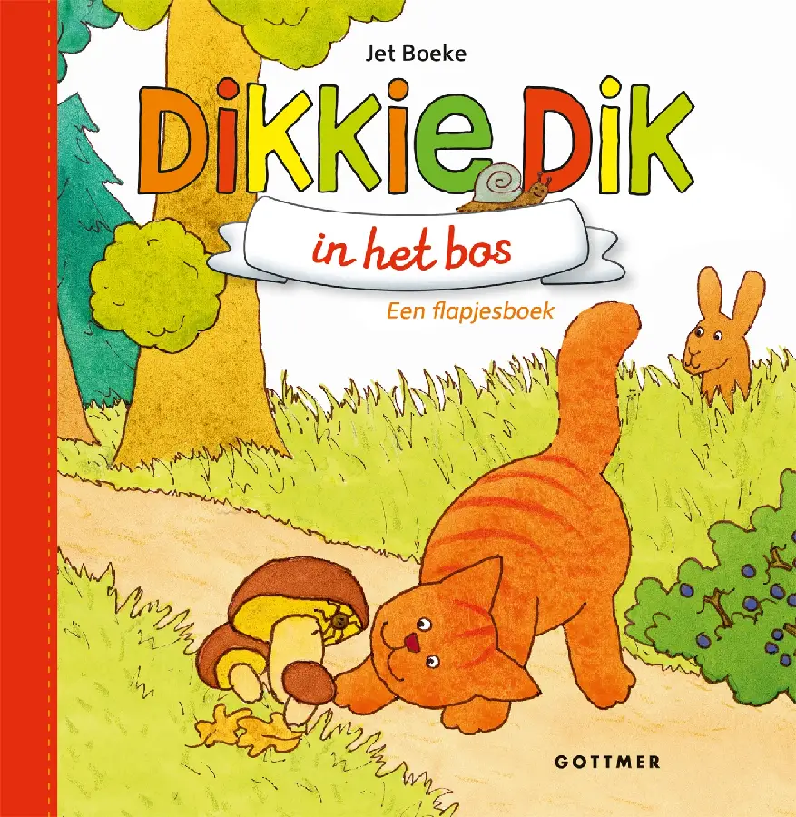 Dikkie dik in het bos oranje