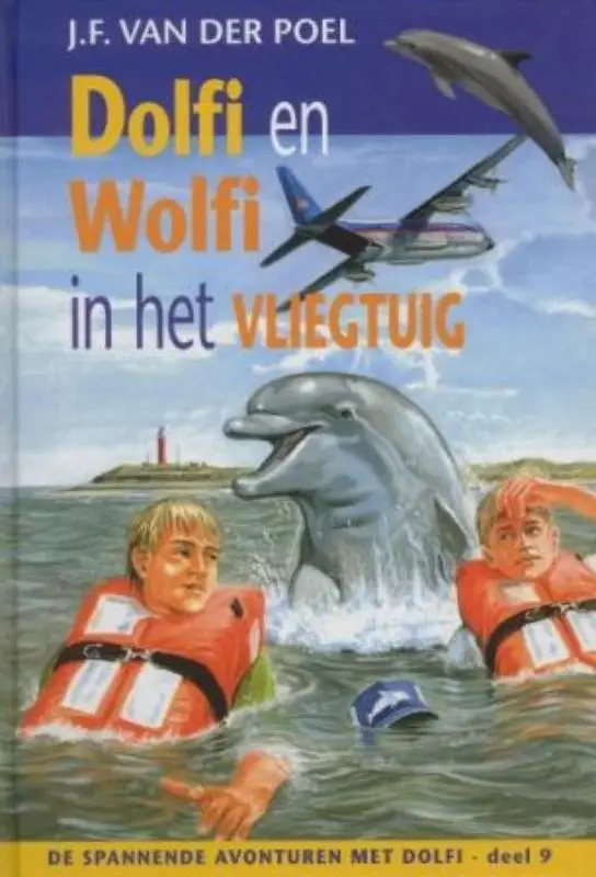 Dolfi en Wolfi  9 in het vliegtuig