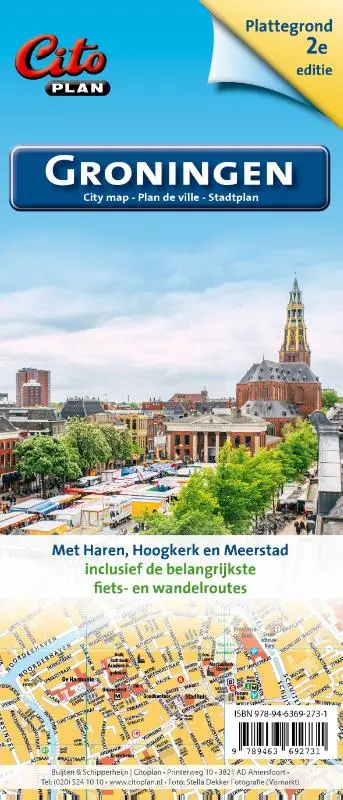 Citoplan stadsplattegrond groningen
