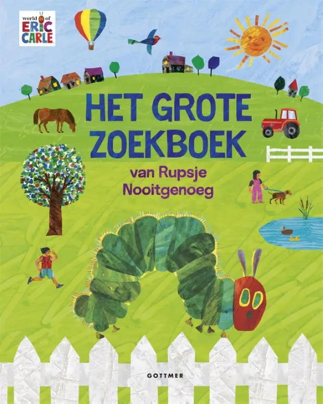 Grote zoekboek van Rupsje Nooitgenoeg