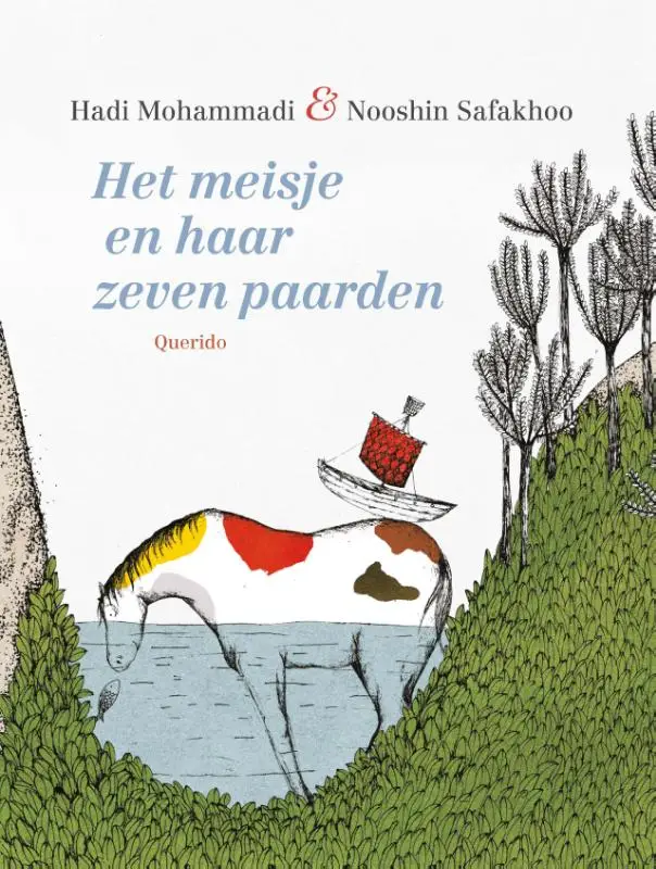 Meisje en haar zeven paarden