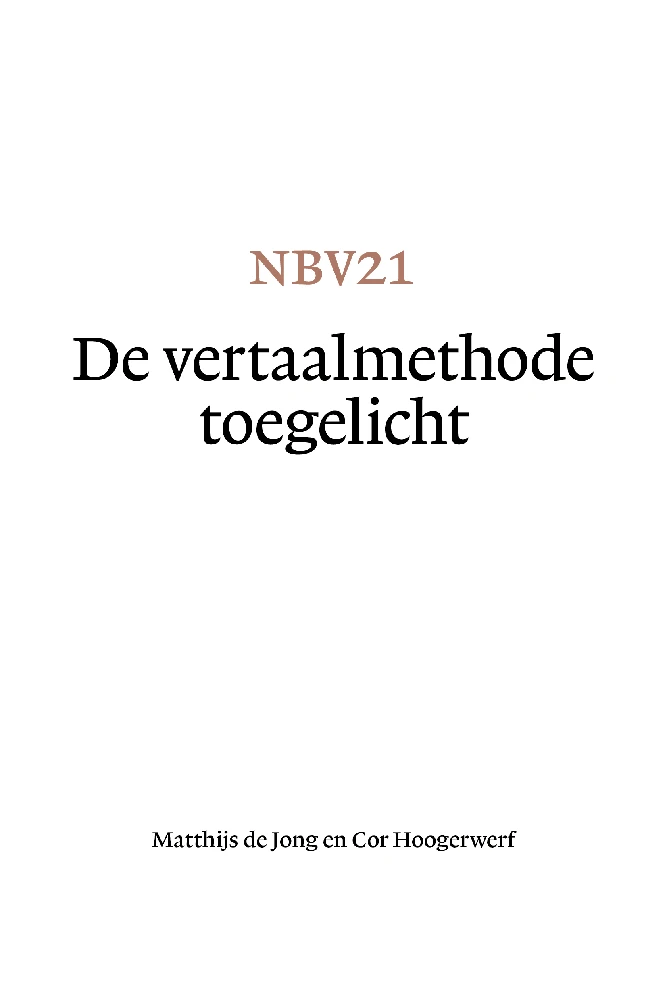 NBV21 - De vertaalmethode toegelicht