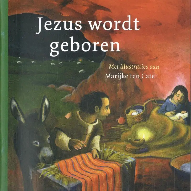 Jezus wordt geboren Nederlands miniboekj