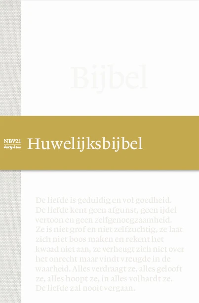 Huwelijksbijbel NBV21