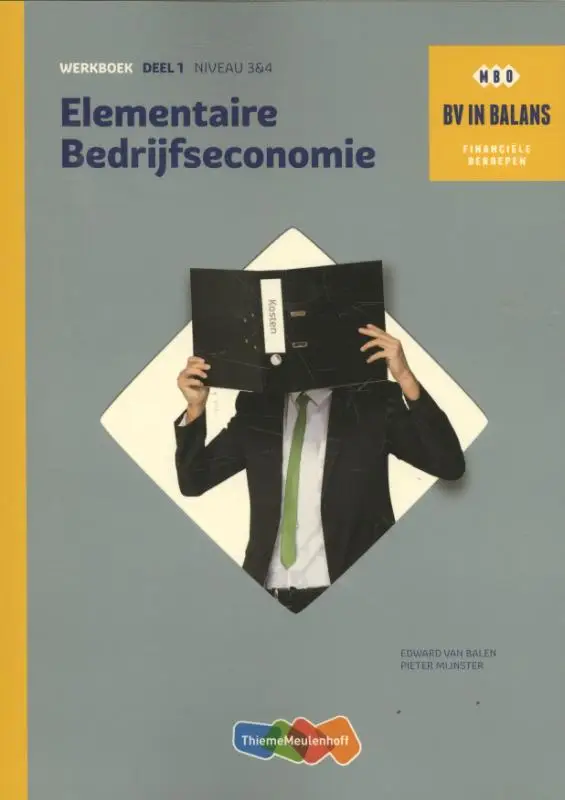 Elementaire bedrijfseconomie 1 werkboek