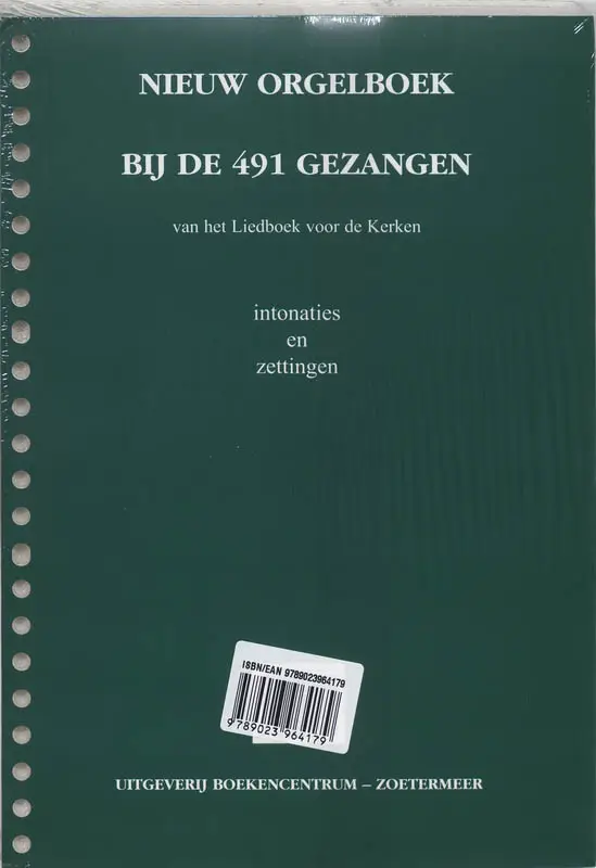 Nieuw orgelboek bij de 491 gezangen 5713
