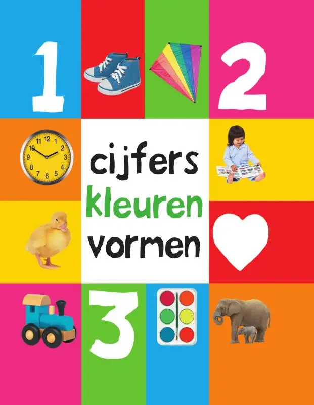 Cijfers kleuren vormen